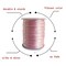 1.5mm Nylon Satin Cord Thread Beading String for Macrame Bracelets Chinese Knotting,Necklaces,Jewelry Making 109 Yards (Pink)